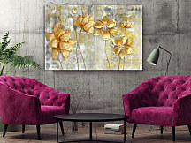 Obraz Veľké zlaté kvety 1820